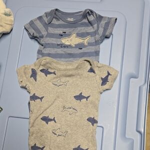 Bundle Of 2 Shark Onesies 🦈🦈